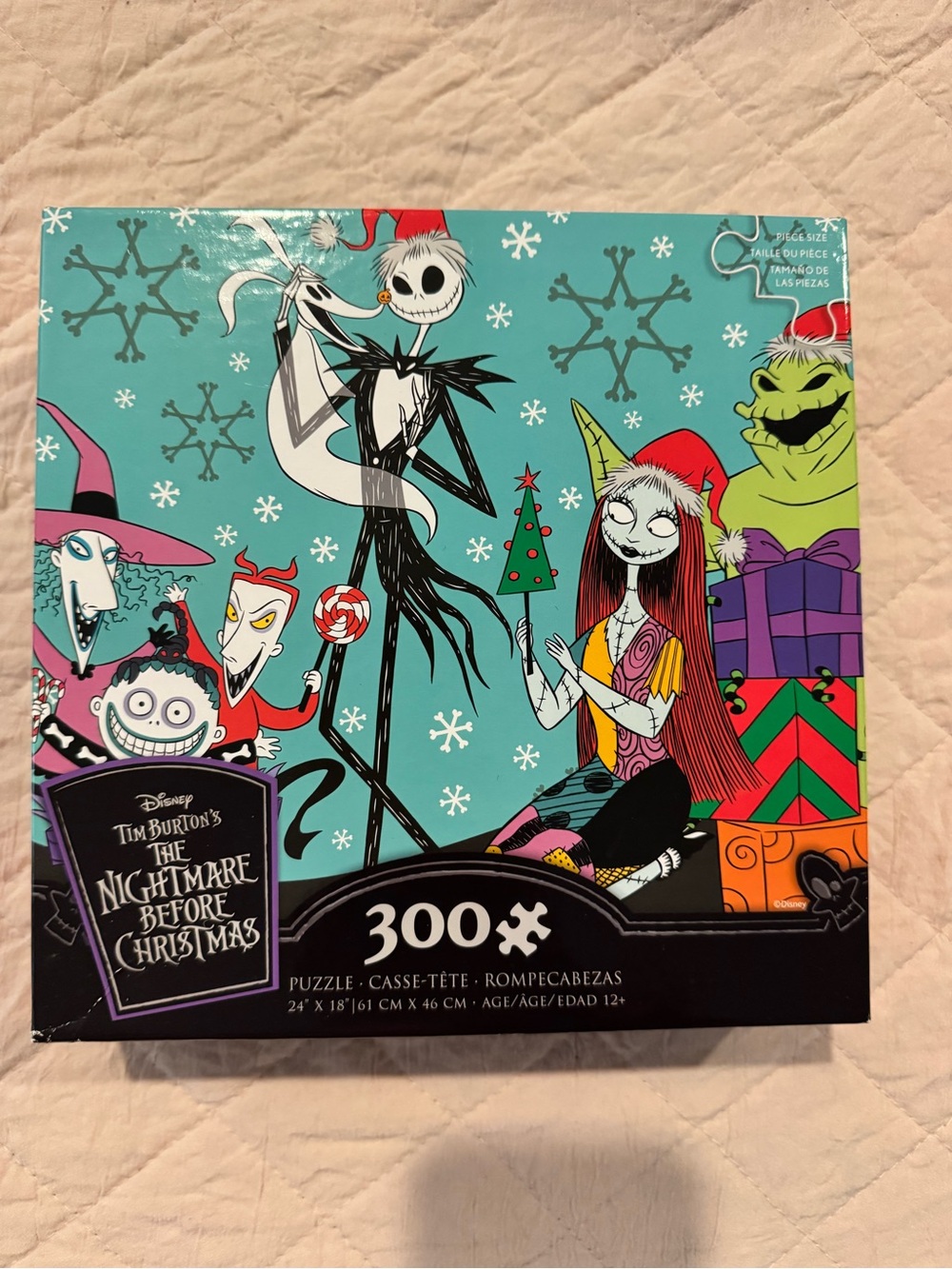 Disney The Nightmare Before Christmas Puzzle — Teal, Red, Green